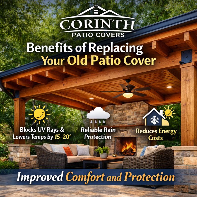 Benefits of Replacing Your Old Patio Cover