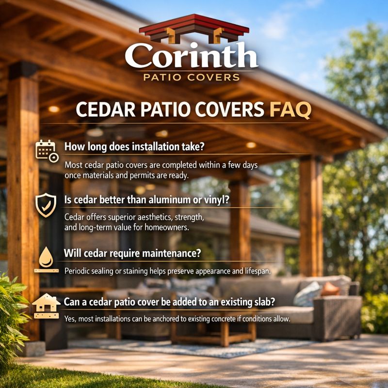 Cedar Patio Covers FAQ