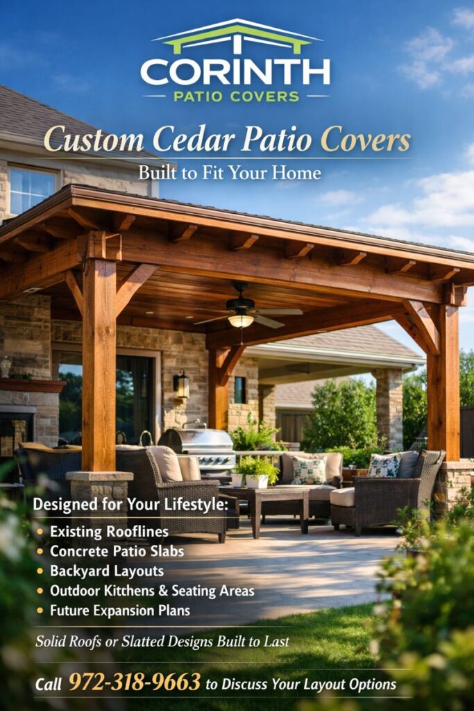 Custom Cedar Patio Covers – Built to Fit Your Home