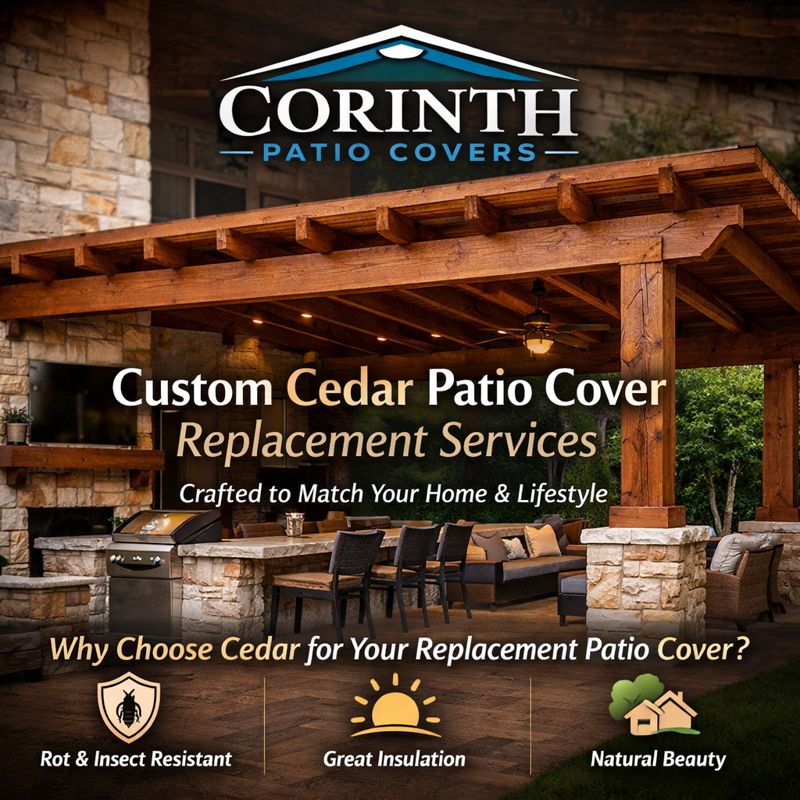 Patio Cover Replacement Corinth TX