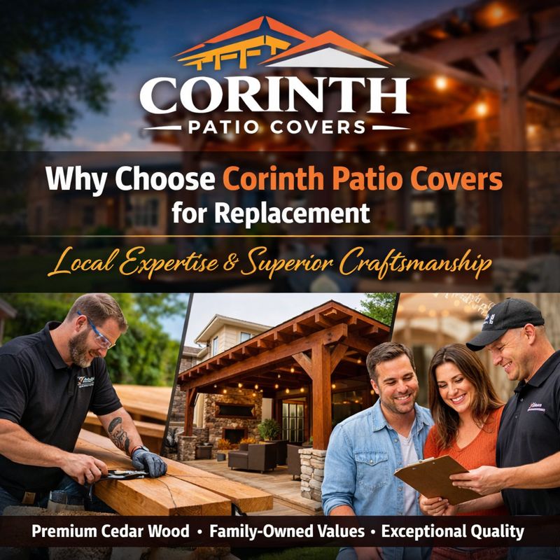 Why Choose Corinth Patio Covers for Replacement