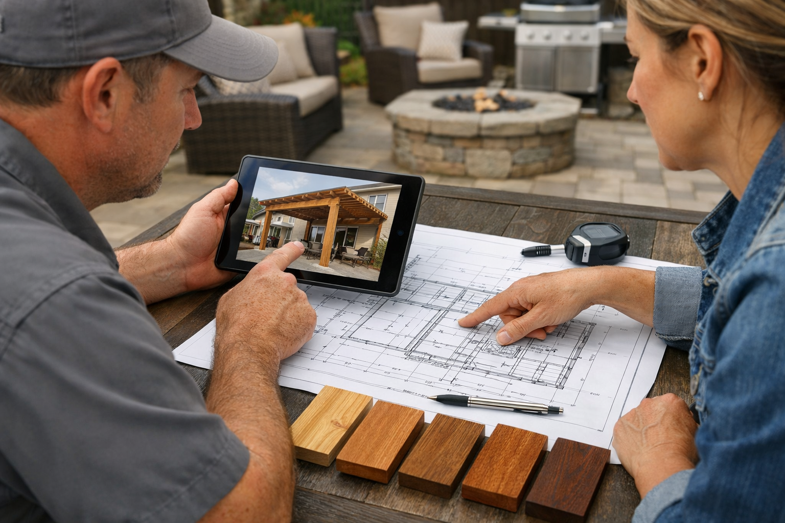 Great patio covers are planned like a room addition